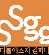 Logotipo de la empresa SSGG con texto en coreano